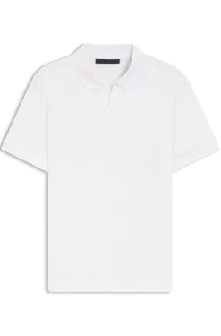 BOSS BY BECKHAM Poloshirt aus Baumwoll-Mix mit Seide