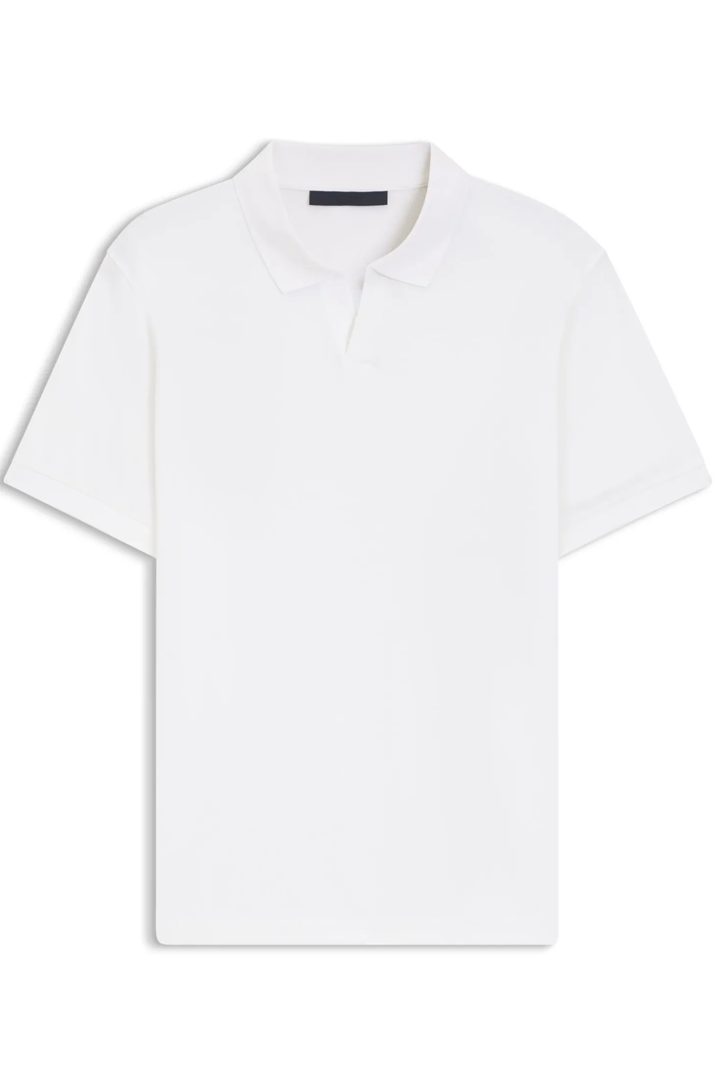 BOSS BY BECKHAM Poloshirt aus Baumwoll-Mix mit Seide