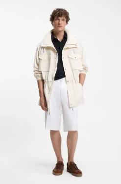 BOSS BY BECKHAM Poloshirt aus Leinen