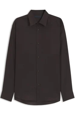 BOSS BY BECKHAM Relaxed-Fit Hemd aus Leinen