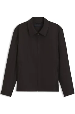 BOSS BY BECKHAM Relaxed-Fit Jacke aus Leinen