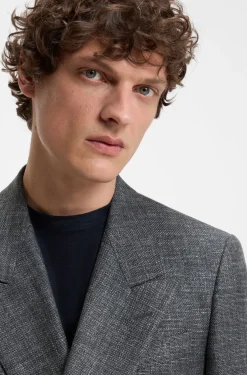 BOSS BY BECKHAM Sakko aus Wolle, Seide, Leinen und Kaschmir