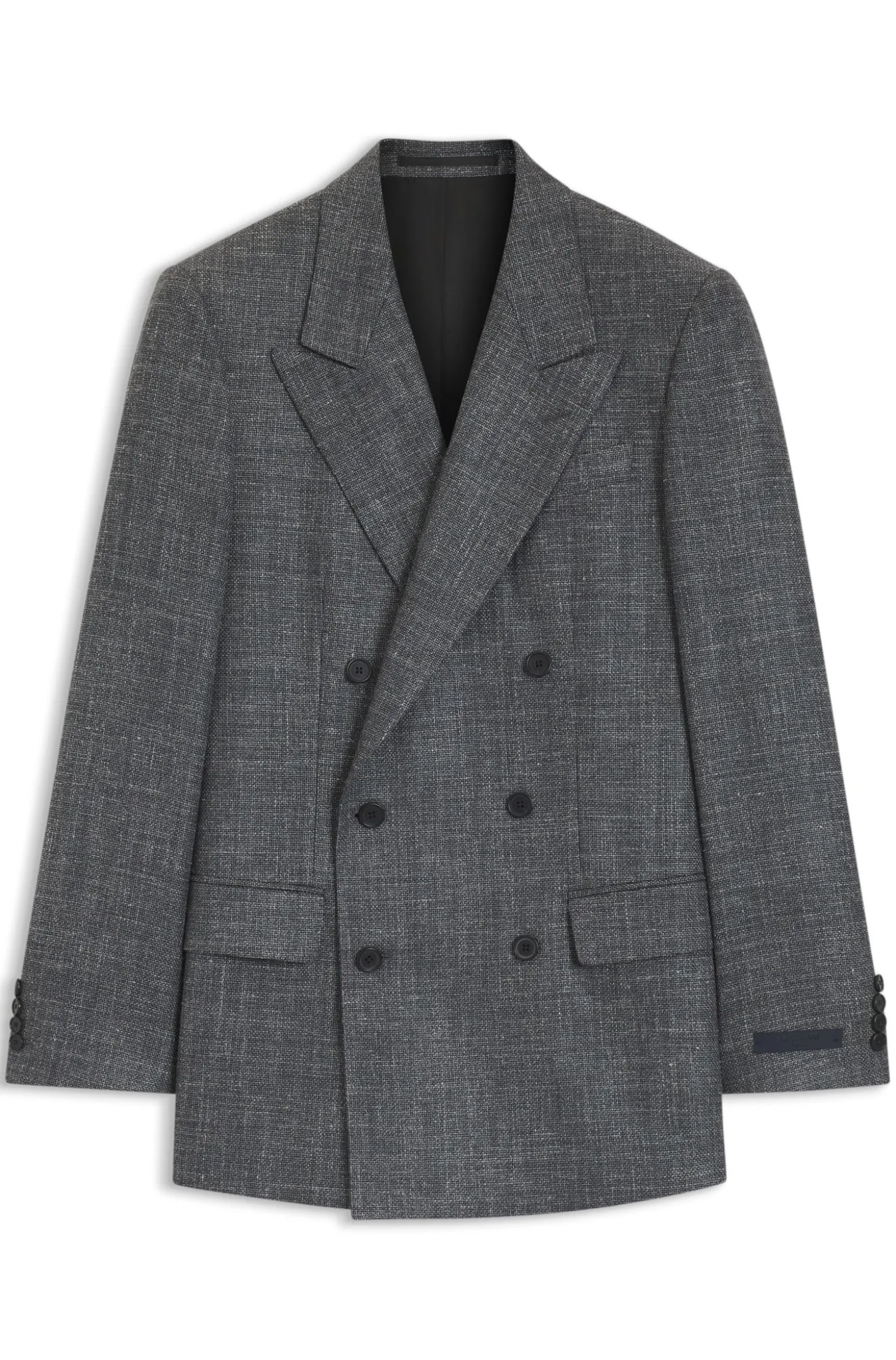 BOSS BY BECKHAM Sakko aus Wolle, Seide, Leinen und Kaschmir