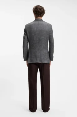 BOSS BY BECKHAM Sakko aus Wolle, Seide, Leinen und Kaschmir