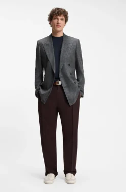 BOSS BY BECKHAM Sakko aus Wolle, Seide, Leinen und Kaschmir