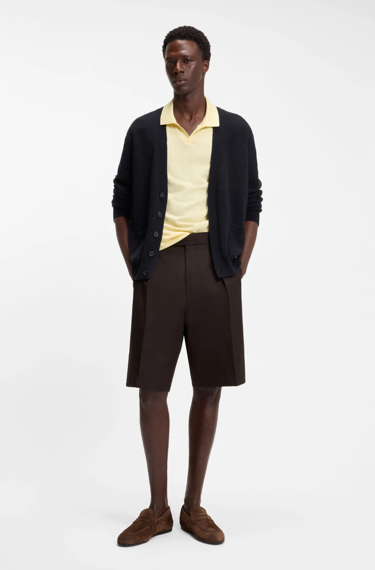 BOSS BY BECKHAM Shorts aus Baumwolle