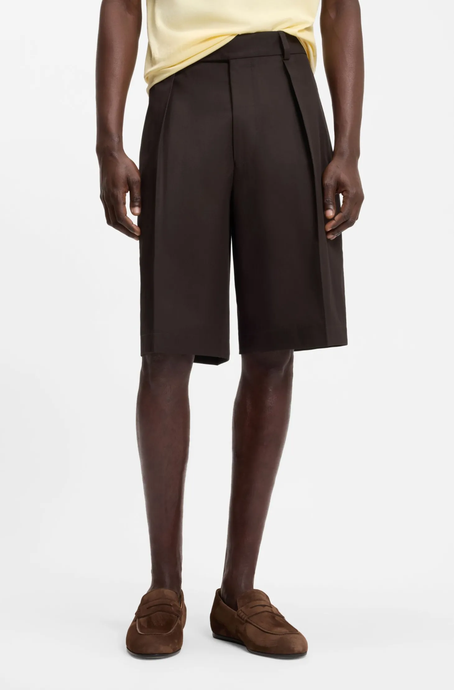 BOSS BY BECKHAM Shorts aus Baumwolle