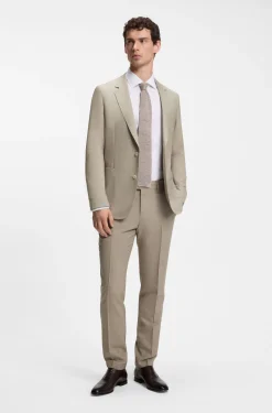 BOSS BY BECKHAM Slim-Fit Anzughose aus Schurwolle