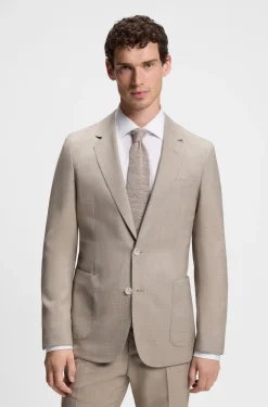 BOSS BY BECKHAM Slim-Fit Sakko aus Schurwolle