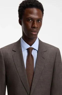 BOSS BY BECKHAM Slim-Fit Sakko aus Woll-Mix