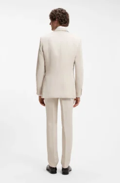 BOSS BY BECKHAM Slim-Fit Sakko mit Mikromuster