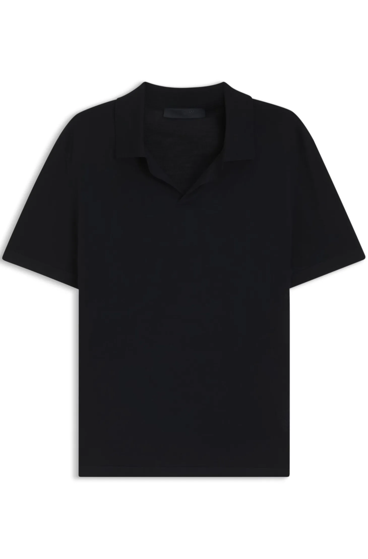 BOSS BY BECKHAM Strick-Polo aus Schurwolle