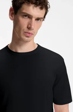 BOSS BY BECKHAM Strick-T-Shirt aus Schurwolle