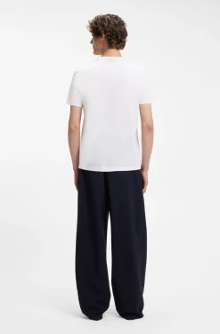 BOSS BY BECKHAM T-Shirt aus Baumwoll-Mix mit Seide