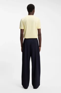 BOSS BY BECKHAM T-Shirt aus Baumwoll-Mix mit Seide