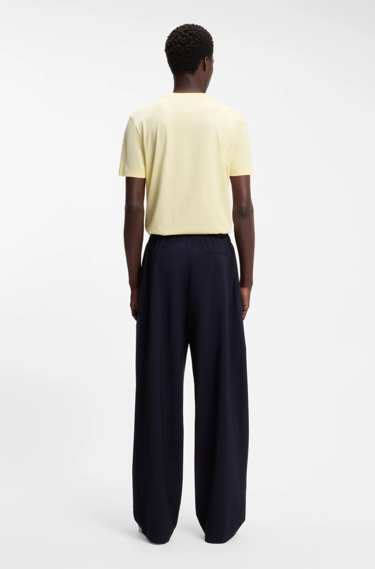BOSS BY BECKHAM T-Shirt aus Baumwoll-Mix mit Seide