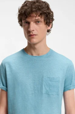 BOSS BY BECKHAM T-Shirt aus Leinen