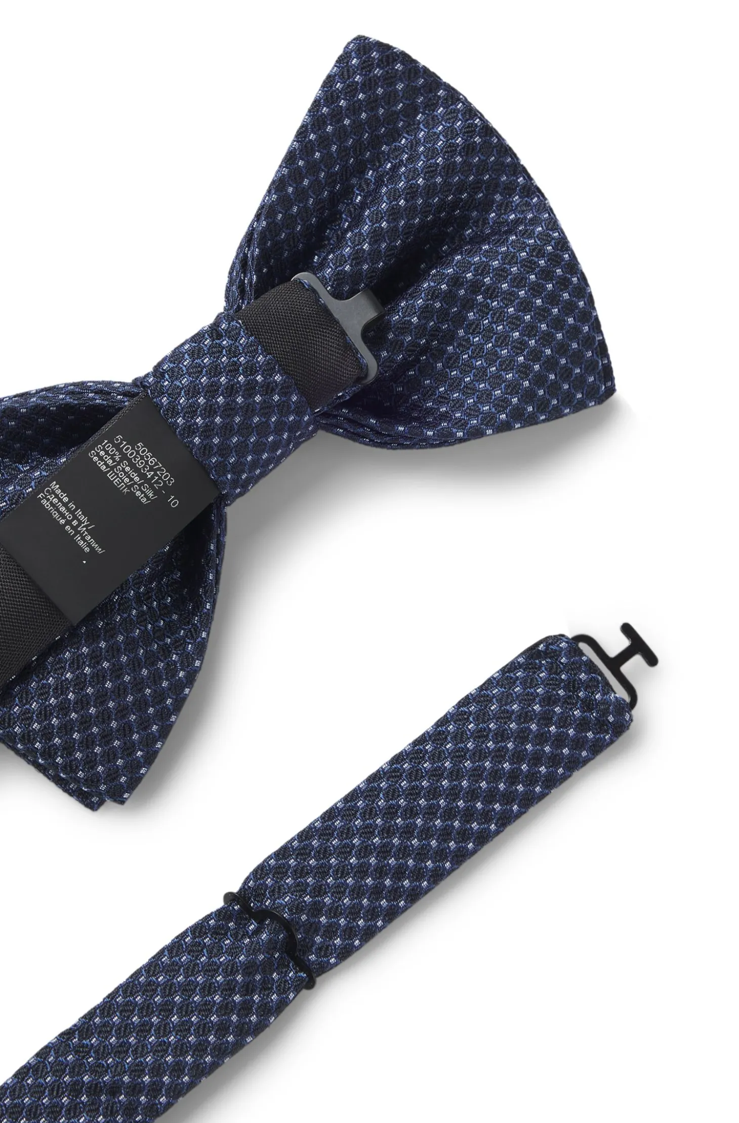 BOSS ONE Dezent gemusterte Fliege aus Seiden-Jacquard
