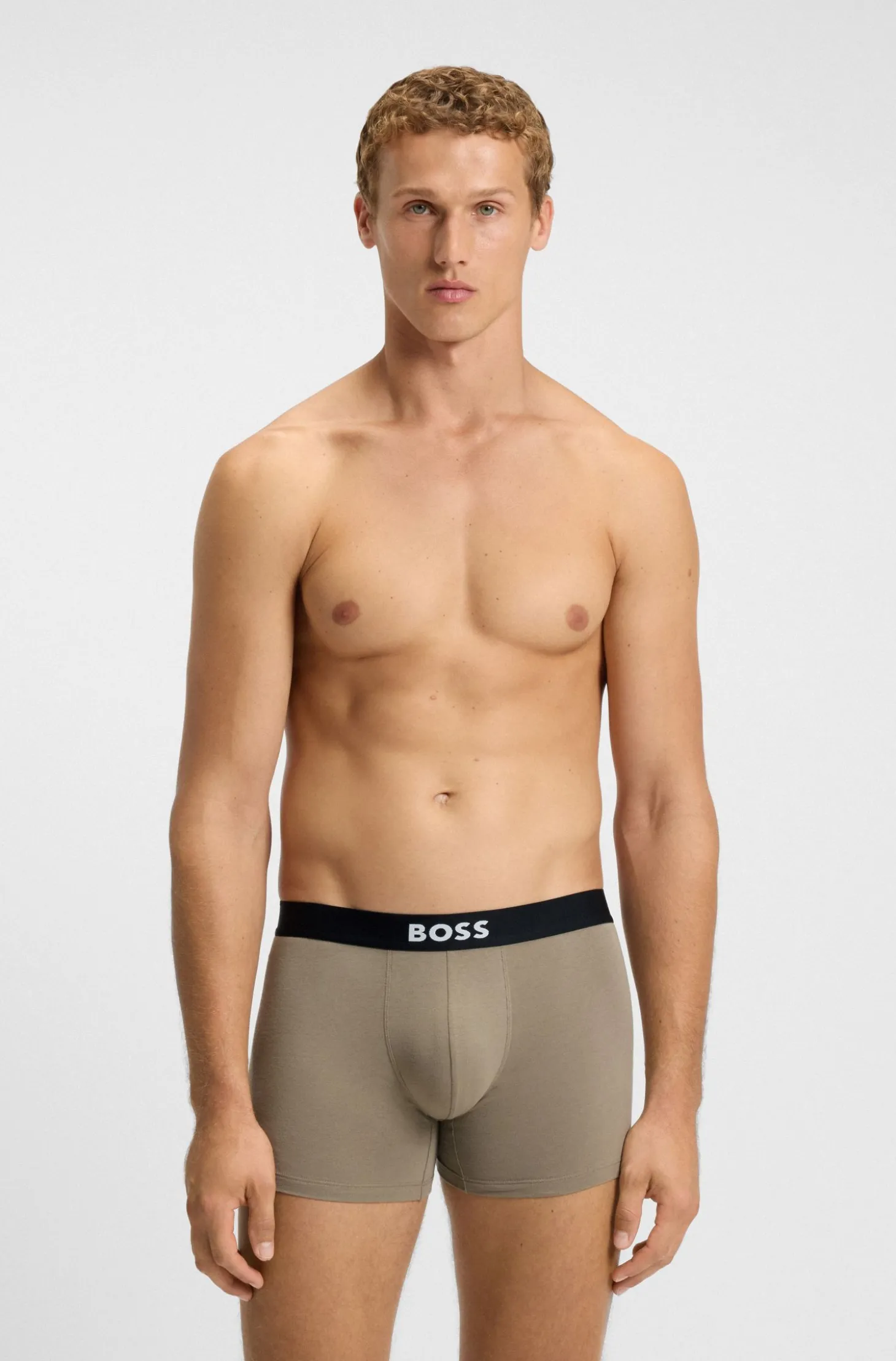 BOSS ONE Dreierpack Boxershorts mit Logo-Bund