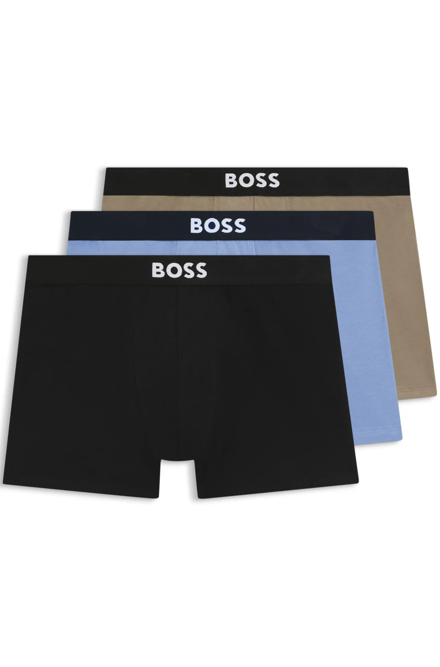 BOSS ONE Dreierpack Boxershorts mit Logo-Bund