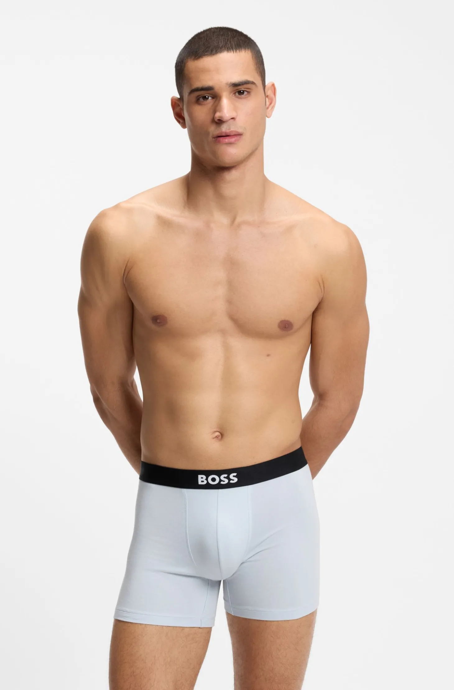 BOSS ONE Dreierpack Boxershorts mit Logo-Bund