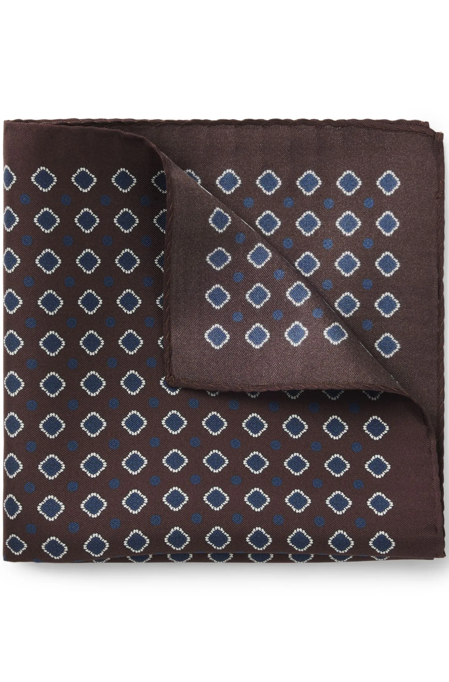 BOSS ONE Einstecktuch aus Seide mit Print-Muster