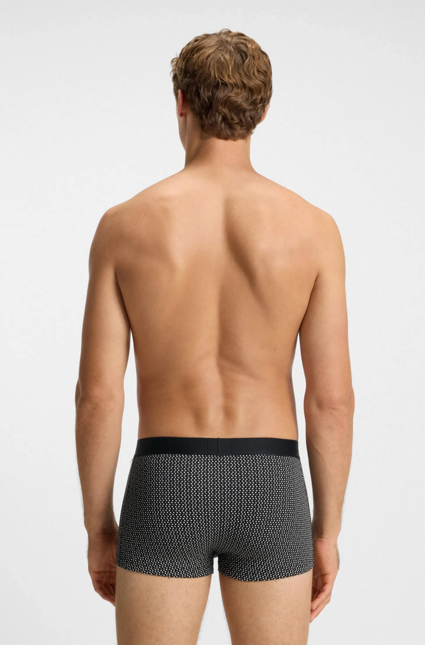 BOSS ONE eng anliegende Boxershorts aus Stretch-Baumwolle im Dreierpack
