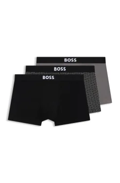 BOSS ONE eng anliegende Boxershorts aus Stretch-Baumwolle im Dreierpack