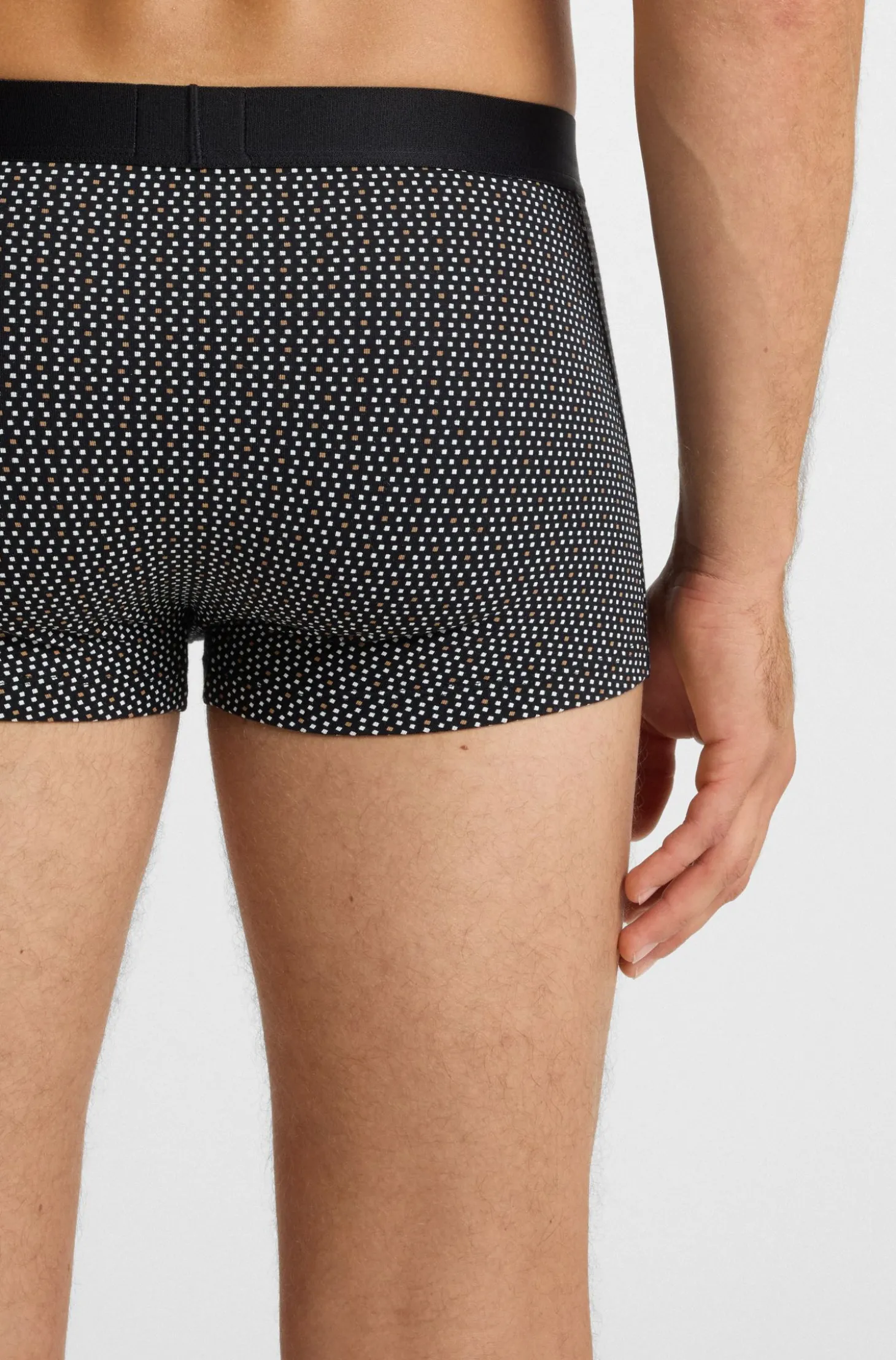 BOSS ONE eng anliegende Boxershorts aus Stretch-Baumwolle im Dreierpack