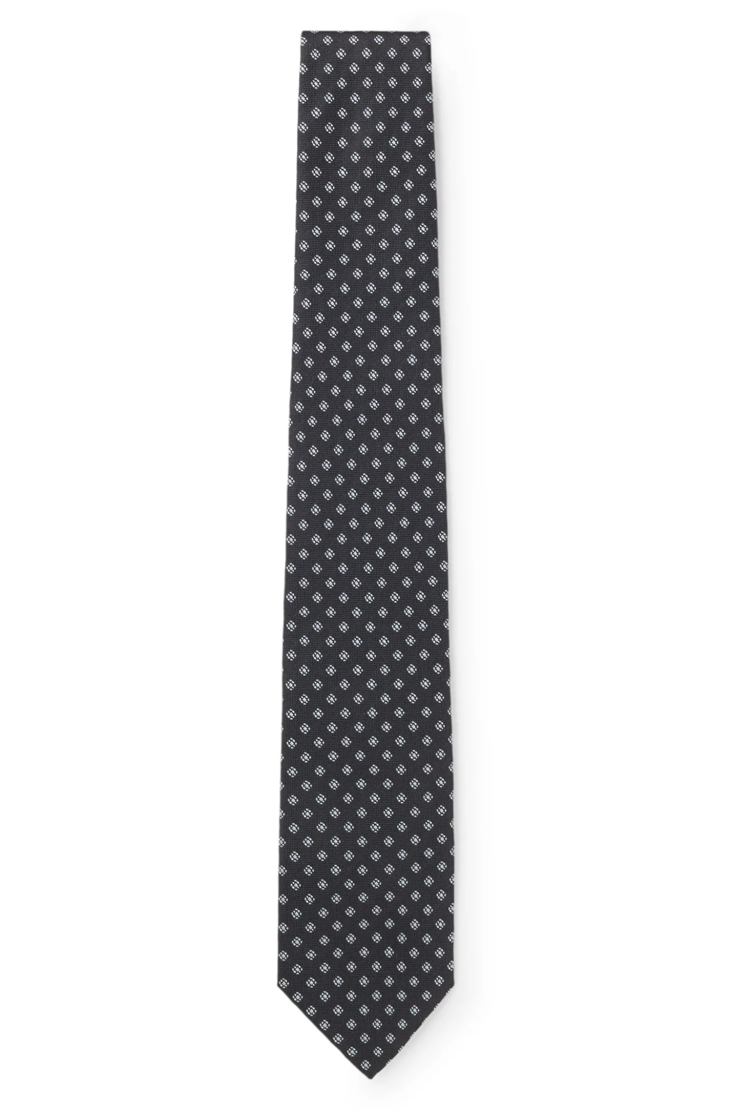 BOSS ONE Gemusterte Krawatte aus Seiden-Jacquard