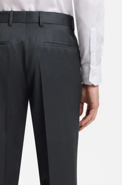 BOSS ONE Regular-Fit Hose aus Schurwoll-Serge