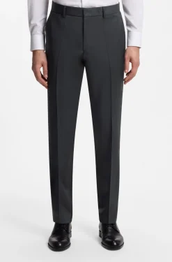 BOSS ONE Regular-Fit Hose aus Schurwoll-Serge