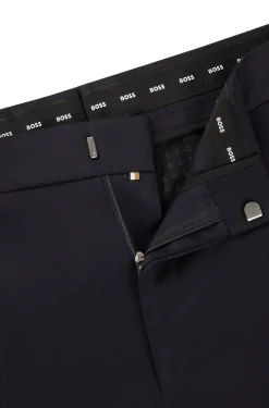BOSS ONE Regular-Fit Hose aus Schurwoll-Serge