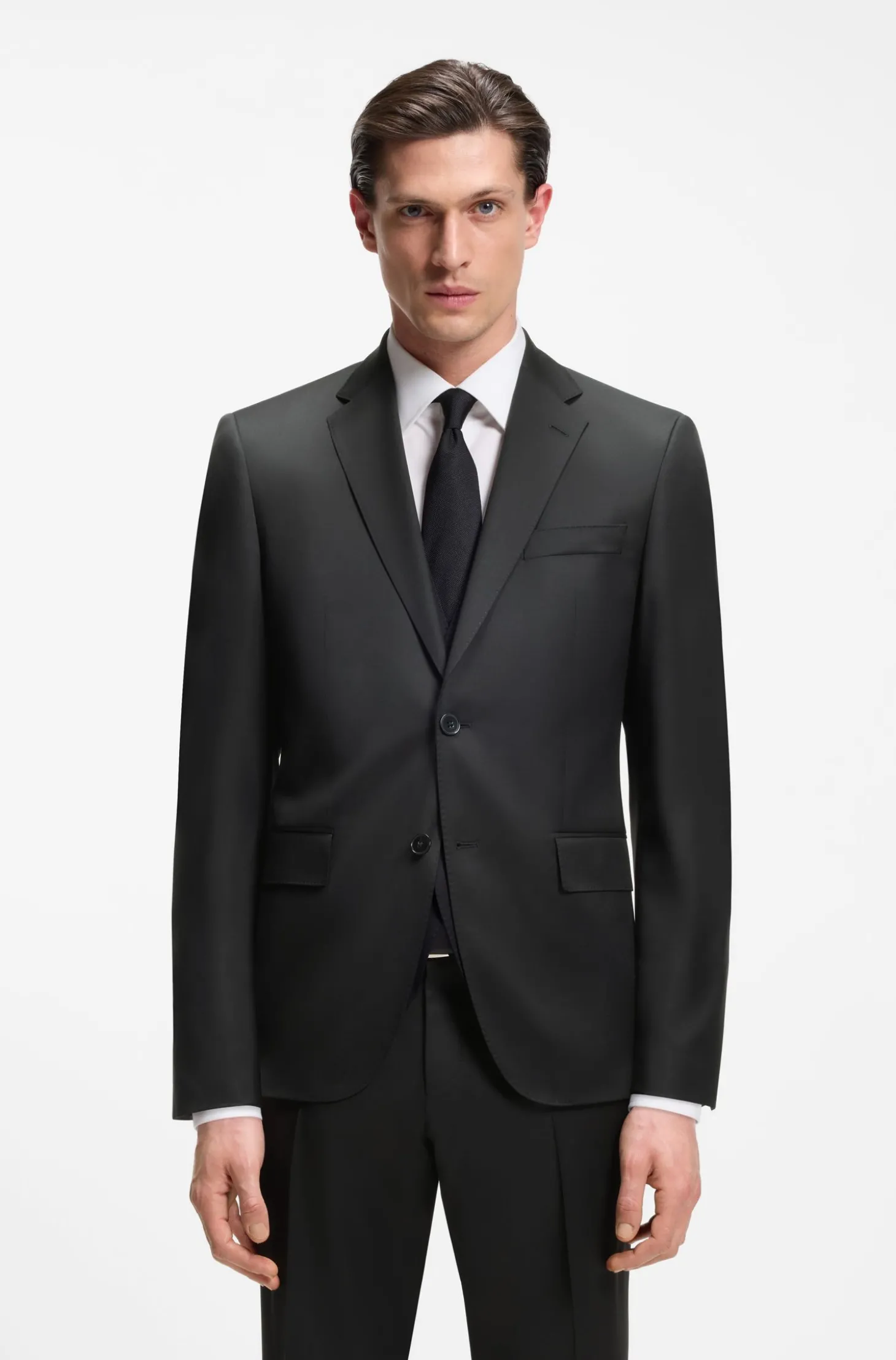 BOSS ONE Regular-Fit Sakko aus Schurwoll-Serge