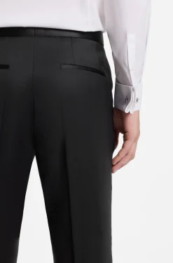 BOSS ONE Regular-Fit Smoking-Hose aus Schurwoll-Serge