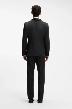 BOSS ONE Regular-Fit Smoking-Jackett aus Schurwoll-Serge