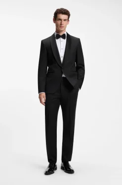 BOSS ONE Regular-Fit Smoking-Jackett aus Schurwoll-Serge