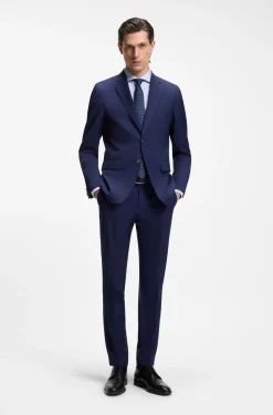 BOSS ONE Slim-Fit Hemd aus knitterfreier Oxford-Baumwolle