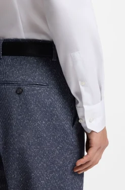 BOSS ONE Slim-Fit Hemd aus knitterfreier Oxford-Baumwolle