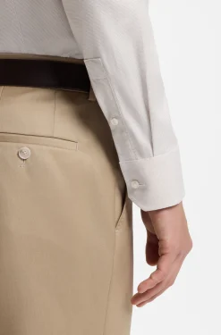 BOSS ONE Slim-Fit Hemd aus strukturiertem Baumwoll-Mix