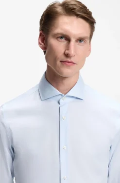 BOSS ONE Slim-Fit Hemd aus strukturiertem Baumwoll-Mix