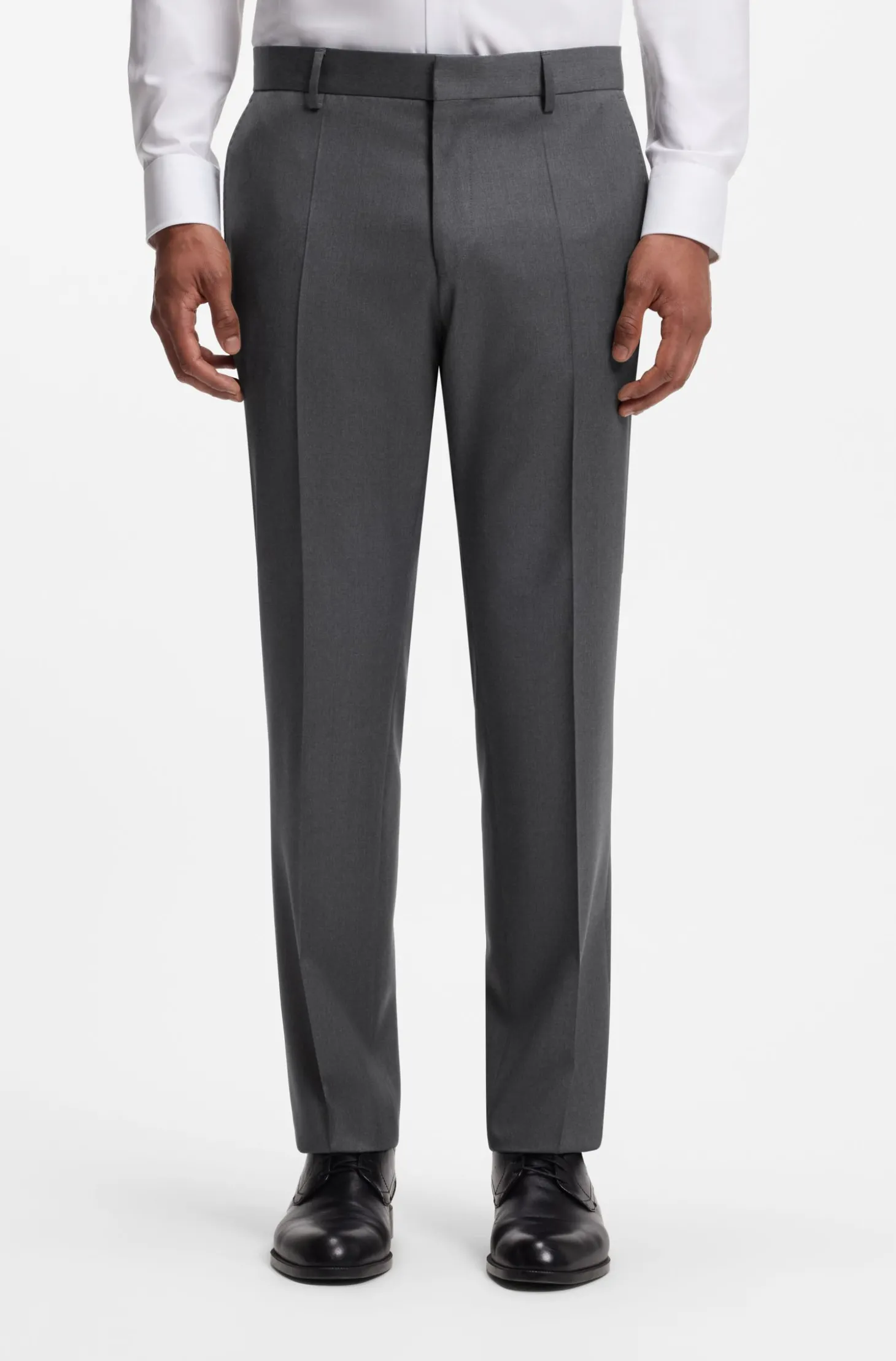BOSS ONE Slim-Fit Hose aus Schurwoll-Serge