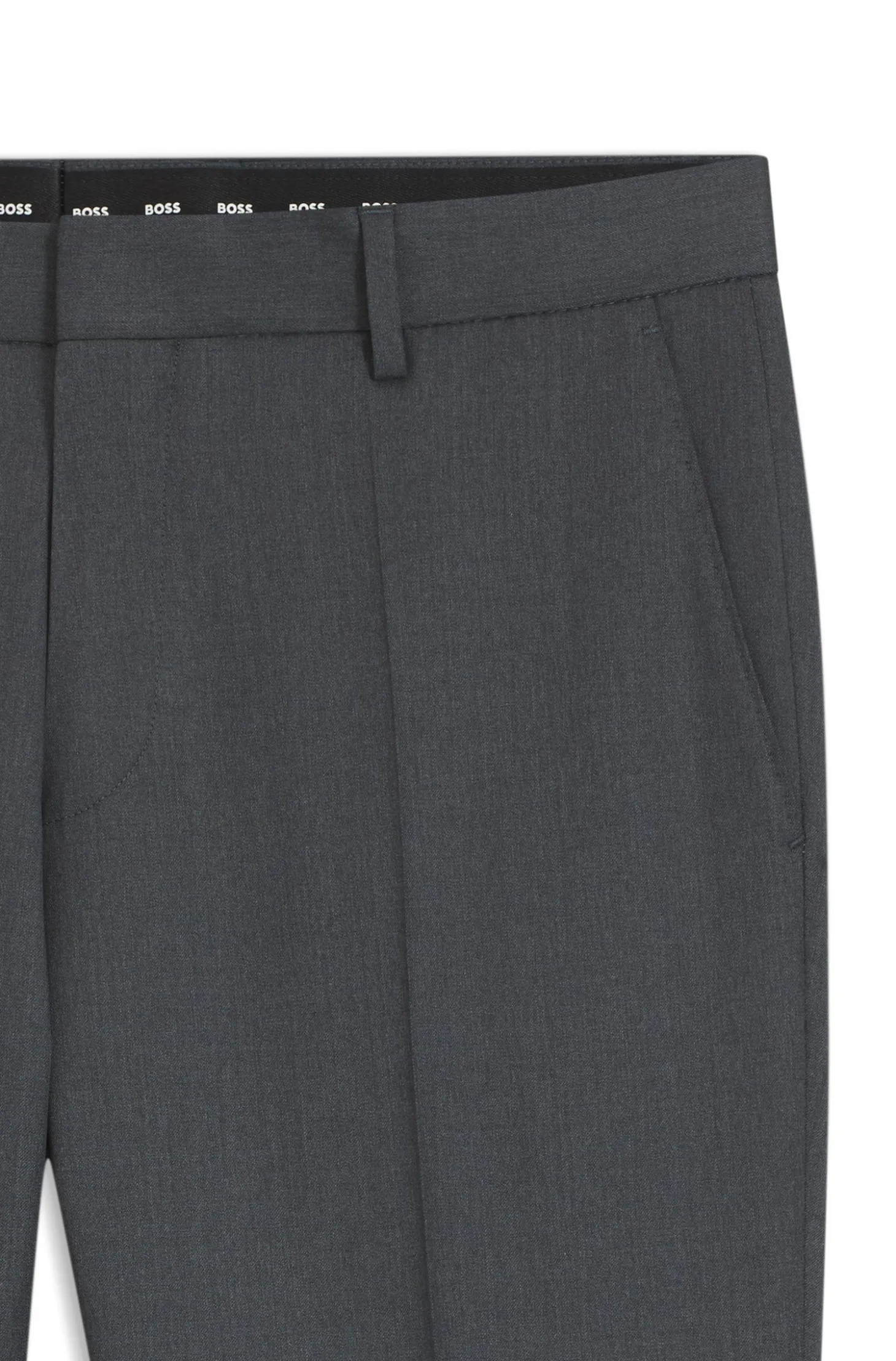 BOSS ONE Slim-Fit Hose aus Schurwoll-Serge