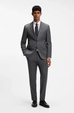 BOSS ONE Slim-Fit Hose aus Schurwoll-Serge