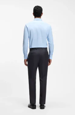 BOSS ONE Slim-Fit Hose aus Schurwoll-Serge