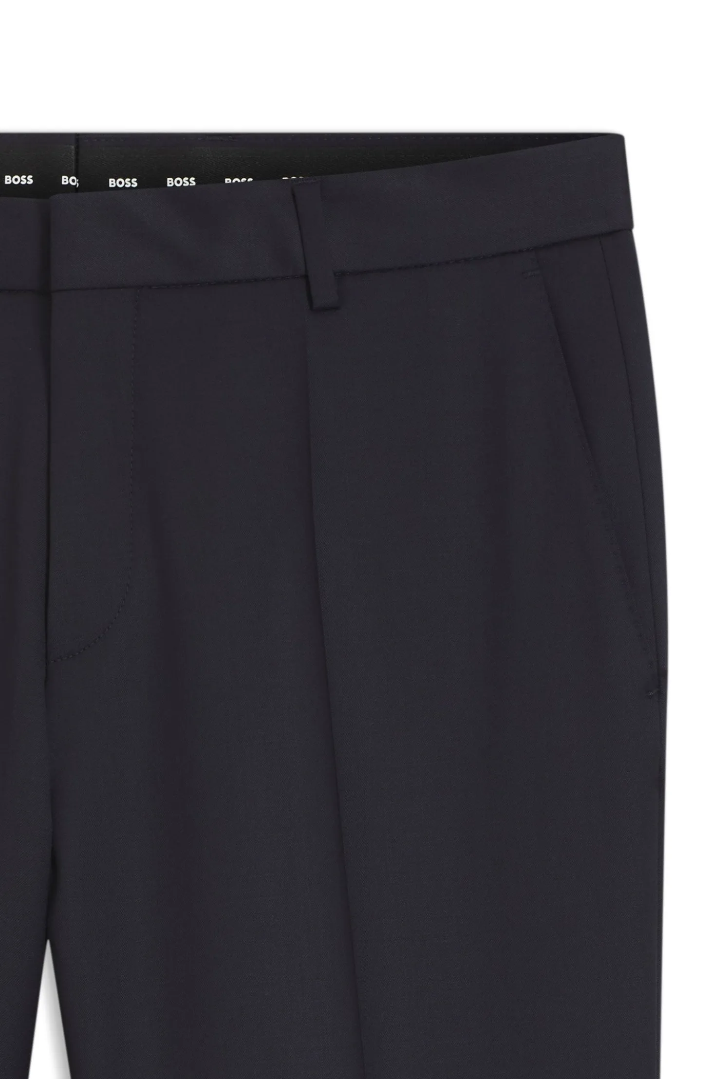 BOSS ONE Slim-Fit Hose aus Schurwoll-Serge