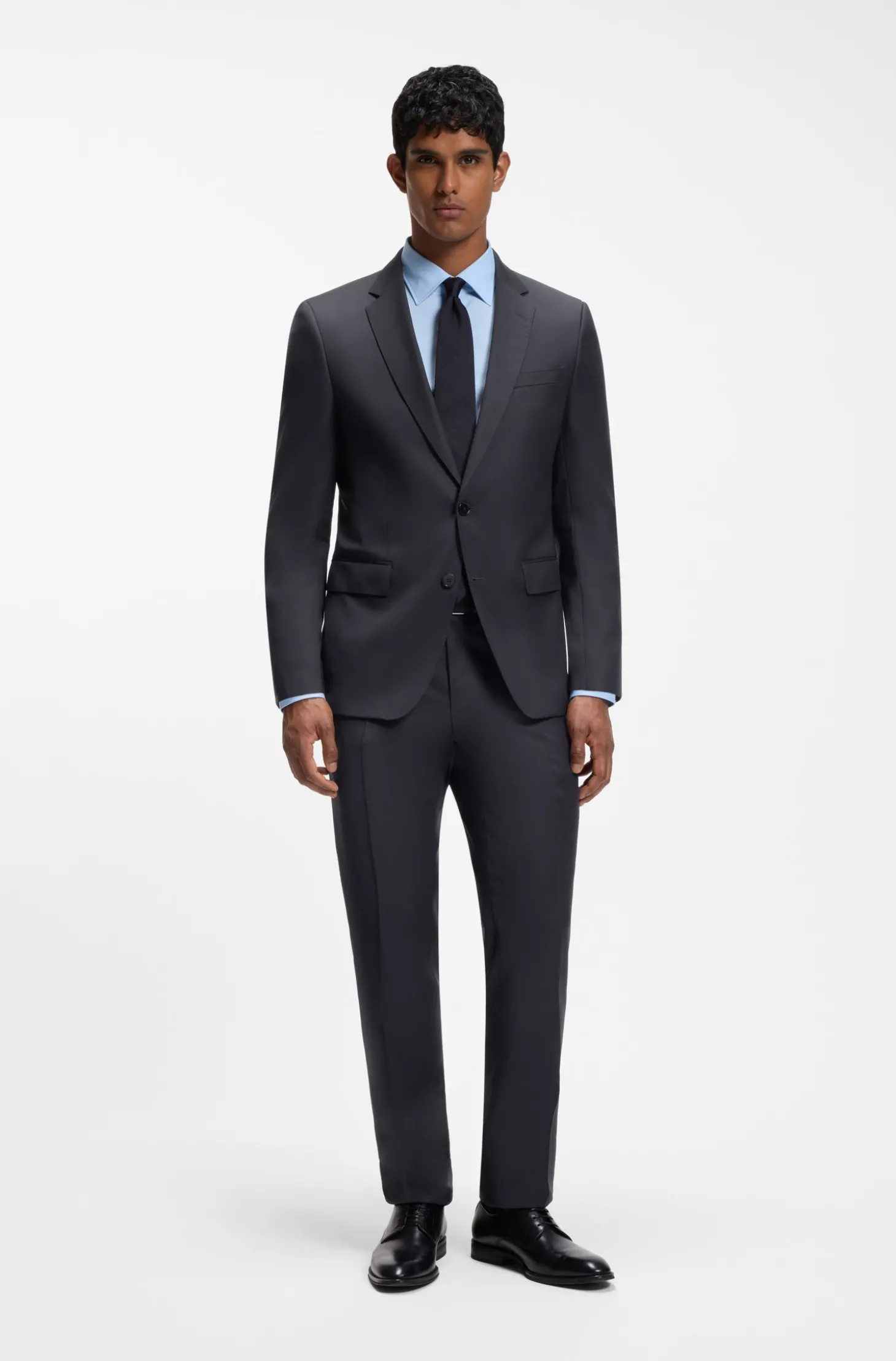BOSS ONE Slim-Fit Hose aus Schurwoll-Serge