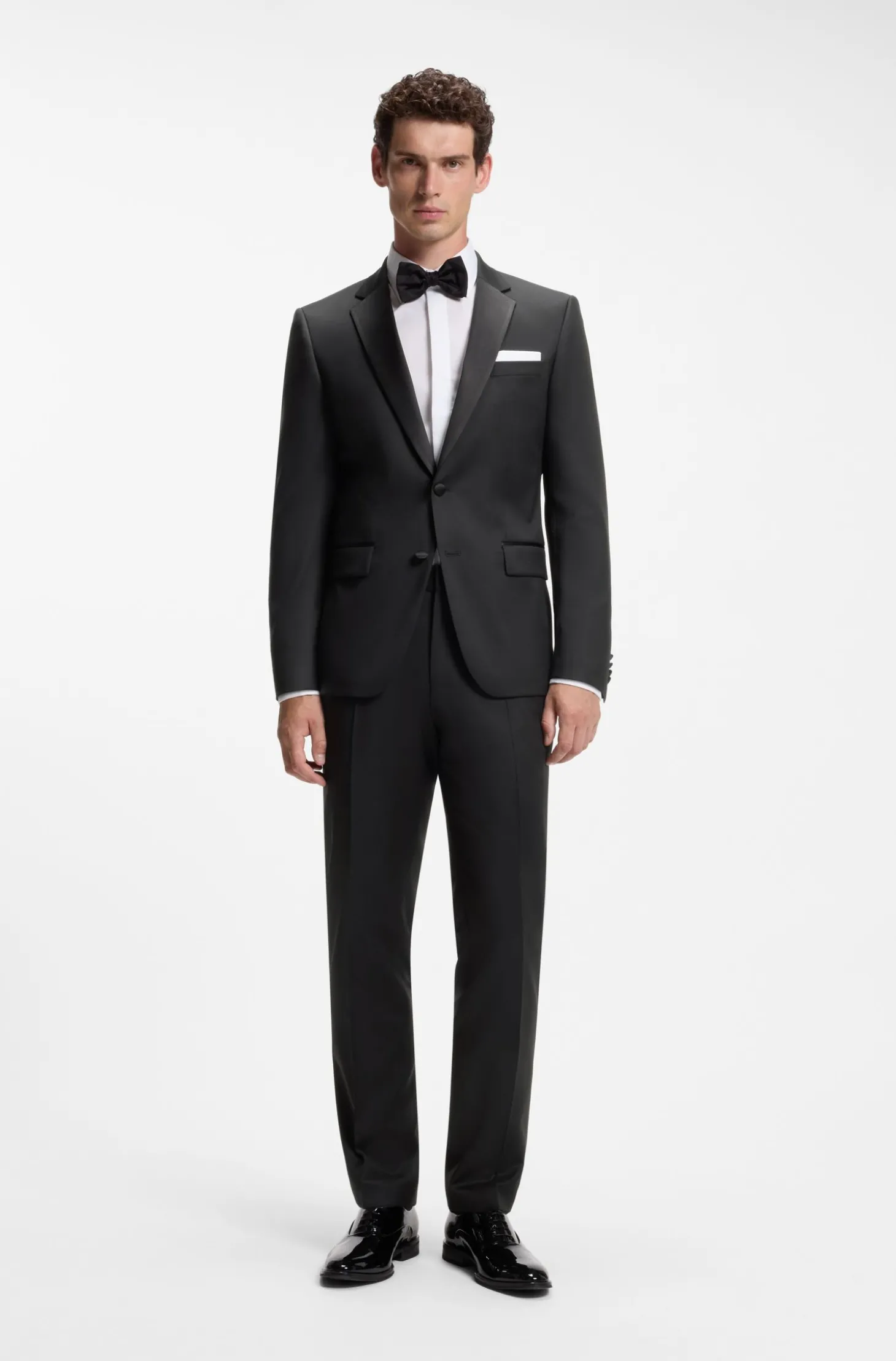 BOSS ONE Slim-Fit Hose aus Schurwoll-Serge