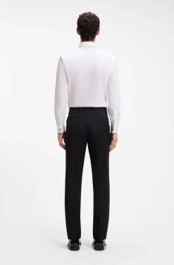 BOSS ONE Slim-Fit Hose aus Schurwoll-Serge