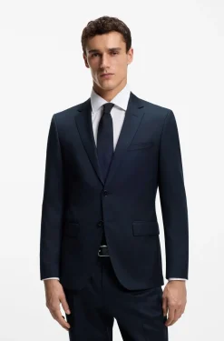 BOSS ONE Slim-Fit Sakko aus Schurwoll-Serge